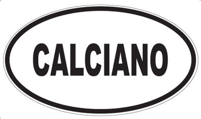 CALCIANO - Oval Sticker