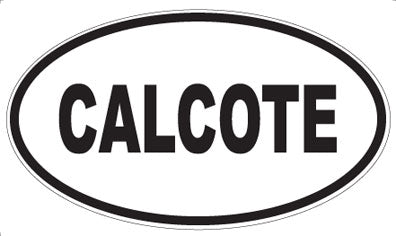 CALCOTE - Oval Sticker