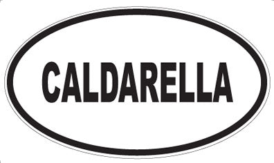 CALDARELLA - Oval Sticker