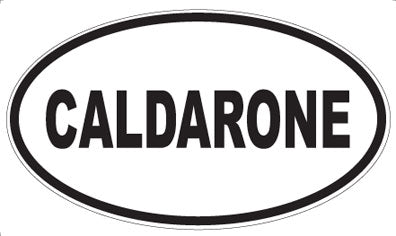 CALDARONE - Oval Magnet