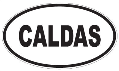 CALDAS - Oval Magnet