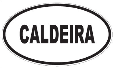 CALDEIRA - Oval Sticker