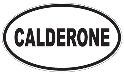 CALDERONE - Oval Magnet