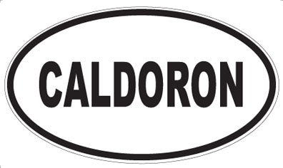 CALDORON - Oval Magnet