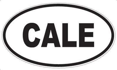 CALE - Oval Magnet