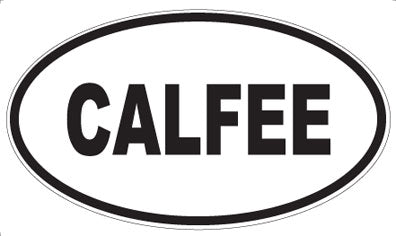 CALFEE - Oval Sticker