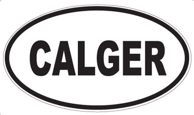 CALGER - Oval Magnet