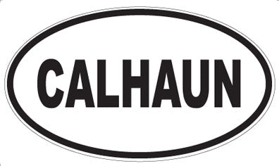 CALHAUN - Oval Sticker