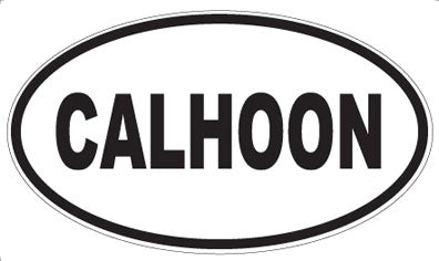 CALHOON - Oval Magnet