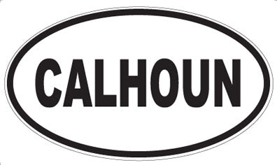 CALHOUN - Oval Sticker