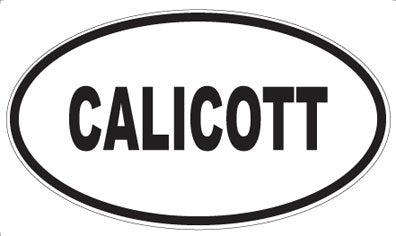 CALICOTT - Oval Magnet