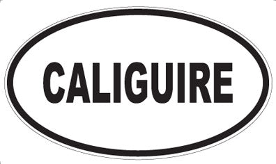 CALIGUIRE - Oval Sticker