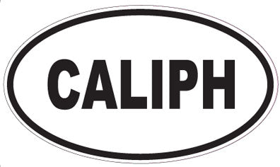 CALIPH - Oval Sticker