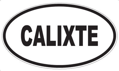 CALIXTE - Oval Sticker