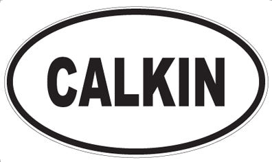 CALKIN - Oval Magnet