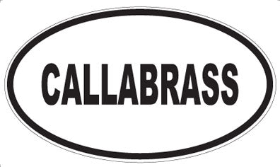 CALLABRASS - Oval Magnet