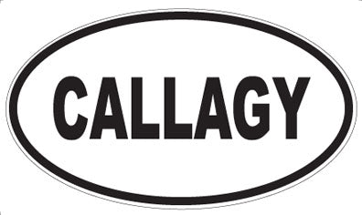 CALLAGY - Oval Sticker