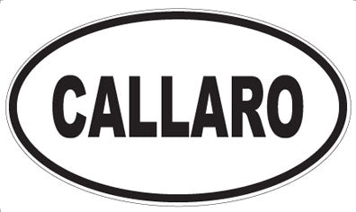 CALLARO - Oval Magnet