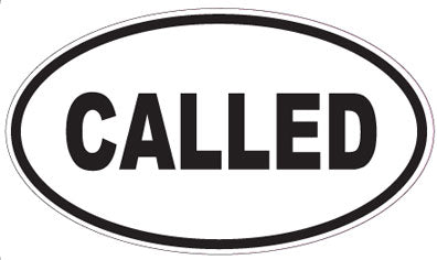 CALLED - Oval Sticker