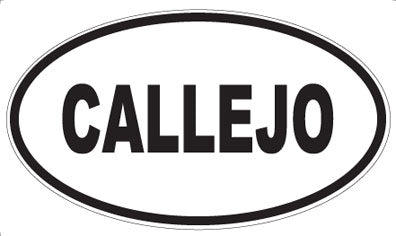 CALLEJO - Oval Magnet