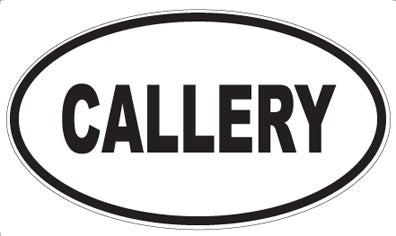 CALLERY - Oval Magnet