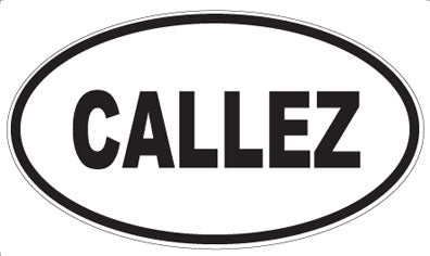 CALLEZ - Oval Magnet