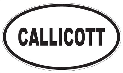 CALLICOTT - Oval Magnet