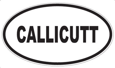 CALLICUTT - Oval Magnet