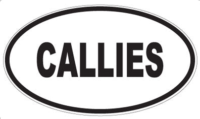 CALLIES - Oval Magnet