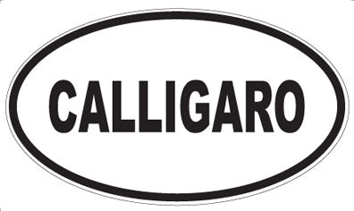 CALLIGARO - Oval Magnet
