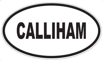 CALLIHAM - Oval Sticker