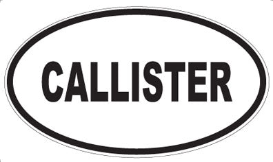 CALLISTER - Oval Sticker