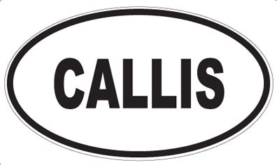 CALLIS - Oval Magnet