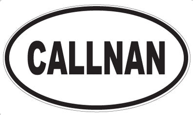 CALLNAN - Oval Magnet