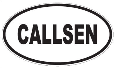 CALLSEN - Oval Magnet