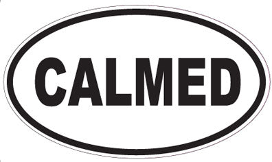 CALMED - Oval Sticker