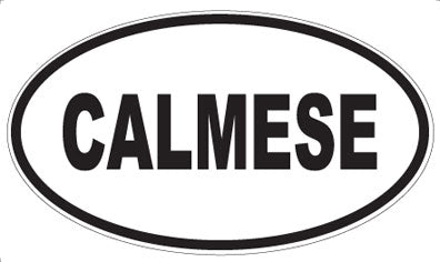 CALMESE - Oval Magnet