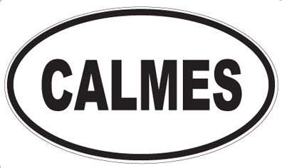 CALMES - Oval Magnet
