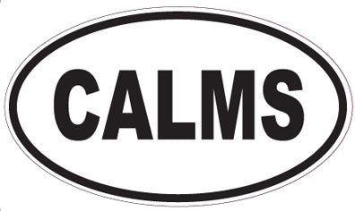 CALMS - Oval Magnet