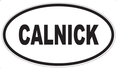 CALNICK - Oval Magnet
