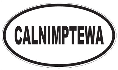 CALNIMPTEWA - Oval Magnet