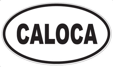 CALOCA - Oval Sticker