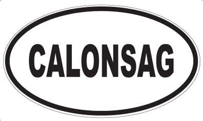 CALONSAG - Oval Sticker