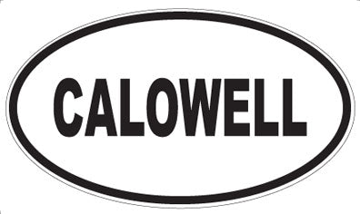 CALOWELL - Oval Sticker