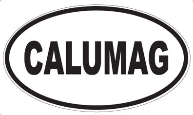 CALUMAG - Oval Sticker