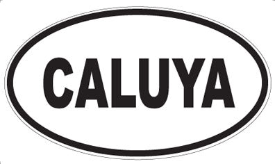 CALUYA - Oval Sticker