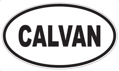 CALVAN - Oval Magnet