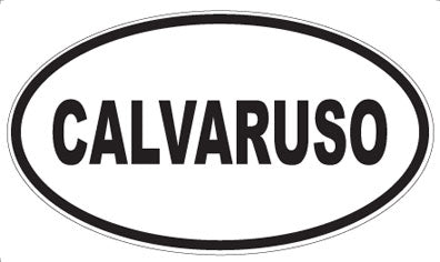 CALVARUSO - Oval Magnet
