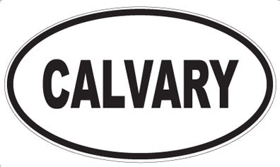 CALVARY - Oval Magnet