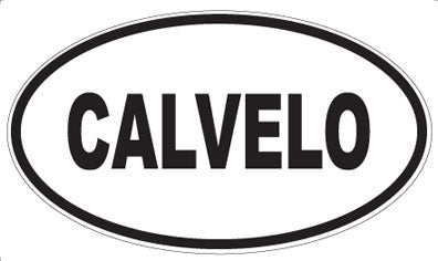 CALVELO - Oval Sticker